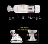  Máy sục cặc thụt tự động đa chế độ Easy Love Stroker cao cấp 
