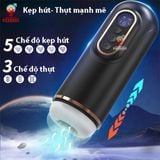  Máy sục cặc tự động 5 IN 1 Doris rung rên kẹp hút sưởi ấm 