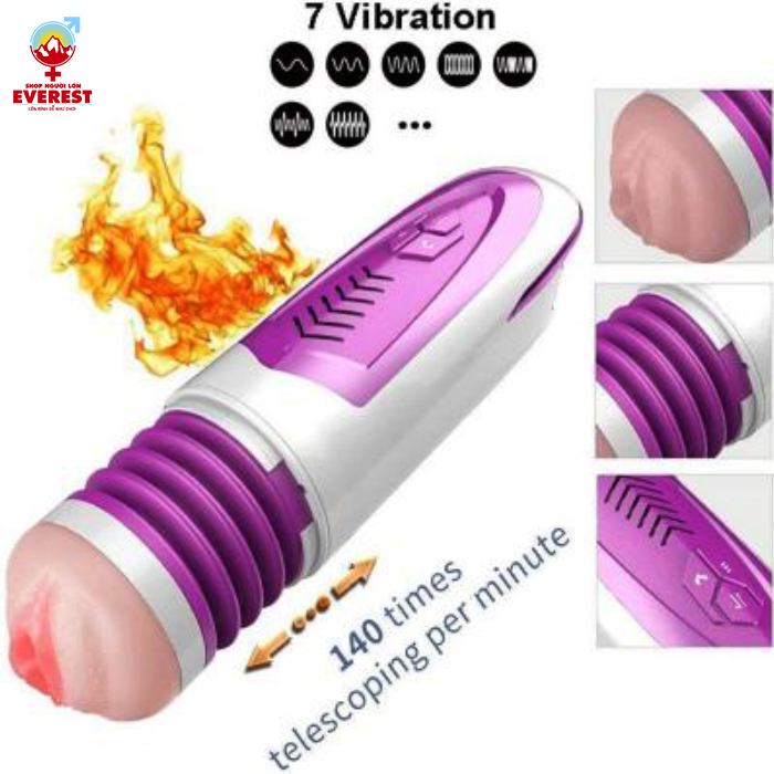  Máy sục cặc tự động Dibe Ferrady rung rên thụt tỏa nhiệt đa năng 