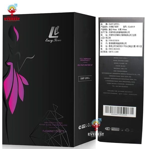  Máy sục cặc tự động Easy Version 2 Flashing Lover xoay thụt cao cấp 