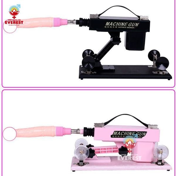  Máy dương vật giả tự động rung thụt cao cấp Machine Gun 