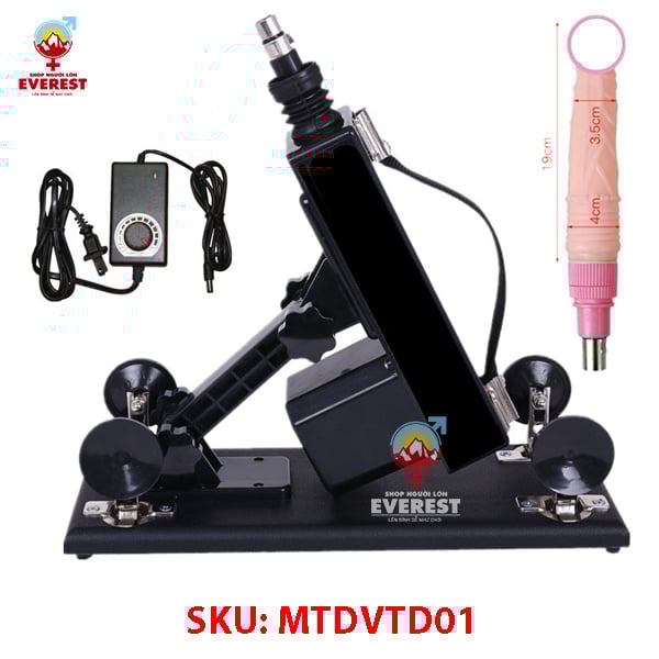  Máy dương vật giả tự động rung thụt cao cấp Machine Gun 