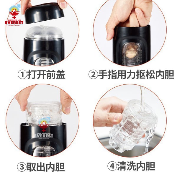  Máy thủ dâm nam A10 Piston xoay thụt 10 chế độ có đế gắn tường 