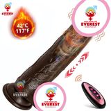  Dương vật giả châu phi da đen rung thụt điều khiển từ xa bằng remote 