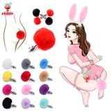  Phích cắm hậu môn đuôi thỏ inox đủ màu giá rẻ siêu đẹp 