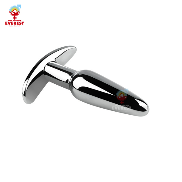  Phích cắm hậu môn inox đuôi chữ T điều khiển từ xa bằng Remote 