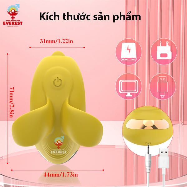  Trứng rung tình yêu đeo ngón tay rung 9 tần số điều khiển bằng app điện thoại 