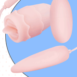  Trứng rung 3 đầu lưỡi liếm âm đạo rung 12 chế độ sạc USB 