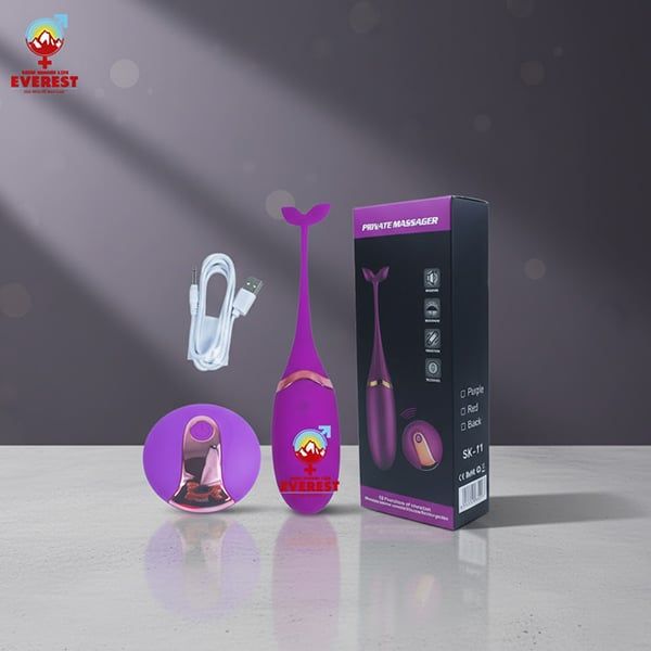  Trứng rung đuôi cá heo kích thích điểm G điều khiển từ xa 