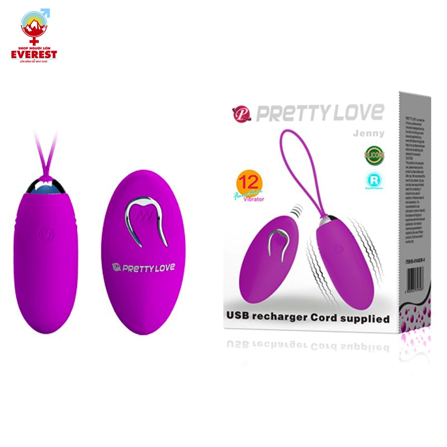  Trứng rung không dây điều khiển từ xa Pretty Love Jenny thế hệ mới 