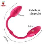  Trứng rung tình yêu 2 đầu điều khiển từ xa bằng remote 