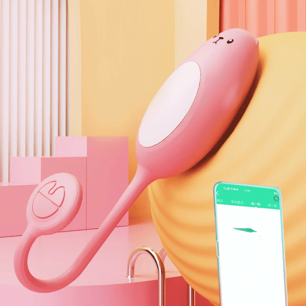  Trứng rung tình yêu gấu Jiuuy điều khiển bằng App điện thoại 