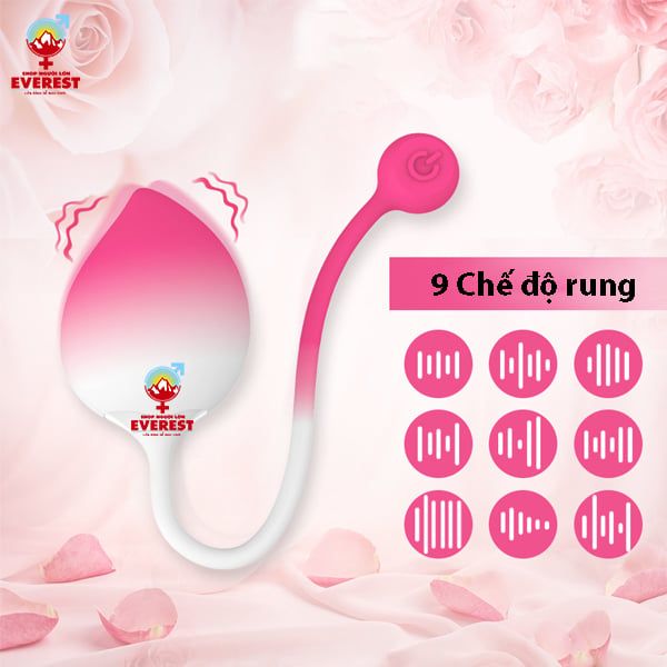  Trứng rung tình yêu quả đào điều khiển từ xa bằng App và Remote 