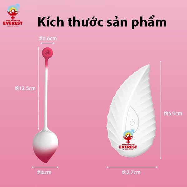  Trứng rung tình yêu quả đào điều khiển từ xa bằng App và Remote 