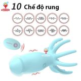  Trứng rung tình yêu kiểu dáng bạch tuộc điều khiển từ xa bằng remote 