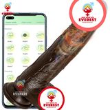  Dương vật giả châu phi da đen rung thụt điều khiển từ xa bằng App điện thoại 