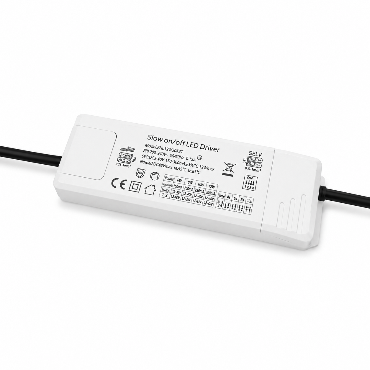 Bộ nguồn điều khiển đèn LED FADE IN + OUT FNL12W30K2T
