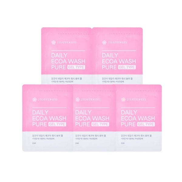Dung dịch vệ sinh phụ nữ dạng Gel Jilgyungyi Daily Ecoa Wash Pure Gel 30 gói