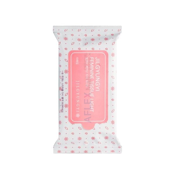 Khăn giấy ướt vệ sinh vùng kín Jilgyungyi Feminine Tissue Light 10 miếng