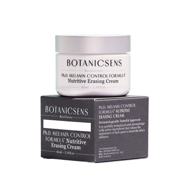 Kem dưỡng trắng da, mờ thâm nám BOTANICSENS Ph.D MELANIN CONTROL  FORMULA Nutritive Erasing Cream