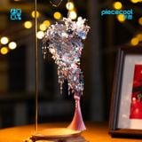  Mô Hình Kim Loại 3D Lắp Ráp Piececool Hoa Thái Xà (380 mảnh, Fortune Snake) P397-BS – MP1299 