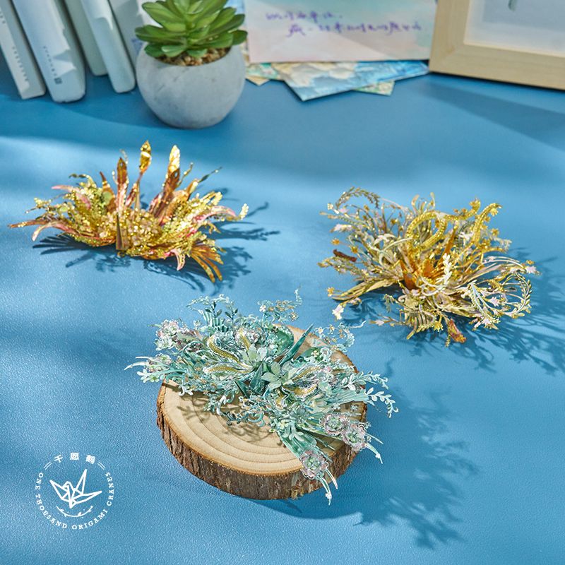  Mô Hình Kim Loại 3D Lắp Ráp Piececool Cẩm Nguyệt Vị Ương Thất Nguyệt Hạc (55 mảnh, July) P417-GW – MP1298 