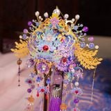  Mô Hình Kim Loại 3D Lắp Ráp MU Phượng Quan Hoa Hỏa Nguyệt Viên (121 mảnh, ZheZhuo) YM-N144-D – MP1307 