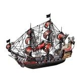  Mô Hình Kim Loại 3D Lắp Ráp Piececool Tàu Nữ Hoàng Anne Phục Hận (62 mảnh, The Queen Anne's Revenge, Hít Tủ Lạnh) B017-KG – MP1327 