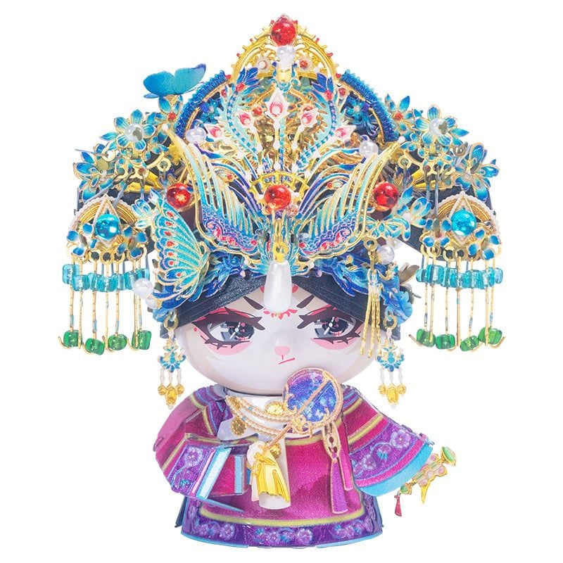  Mô Hình Kim Loại Lắp Ráp 3D MU Mèo Hoa Phi (153 mảnh, The Legend of Zhen Huan - Consort Hua) YM-LC146-U – MP1316 