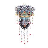  Mô Hình Kim Loại 3D Lắp Ráp MU Anh Lạc Phượng Điền (138 mảnh, Tiara Diancui Crown) YM-N188-B – MP1310 