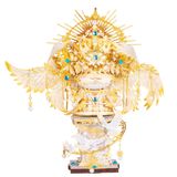  Mô Hình Kim Loại Lắp Ráp 3D MU Mèo Thiên Thần (85 mảnh, Đế Gỗ, Angel Kitty) YM-N146-X – MP1312 