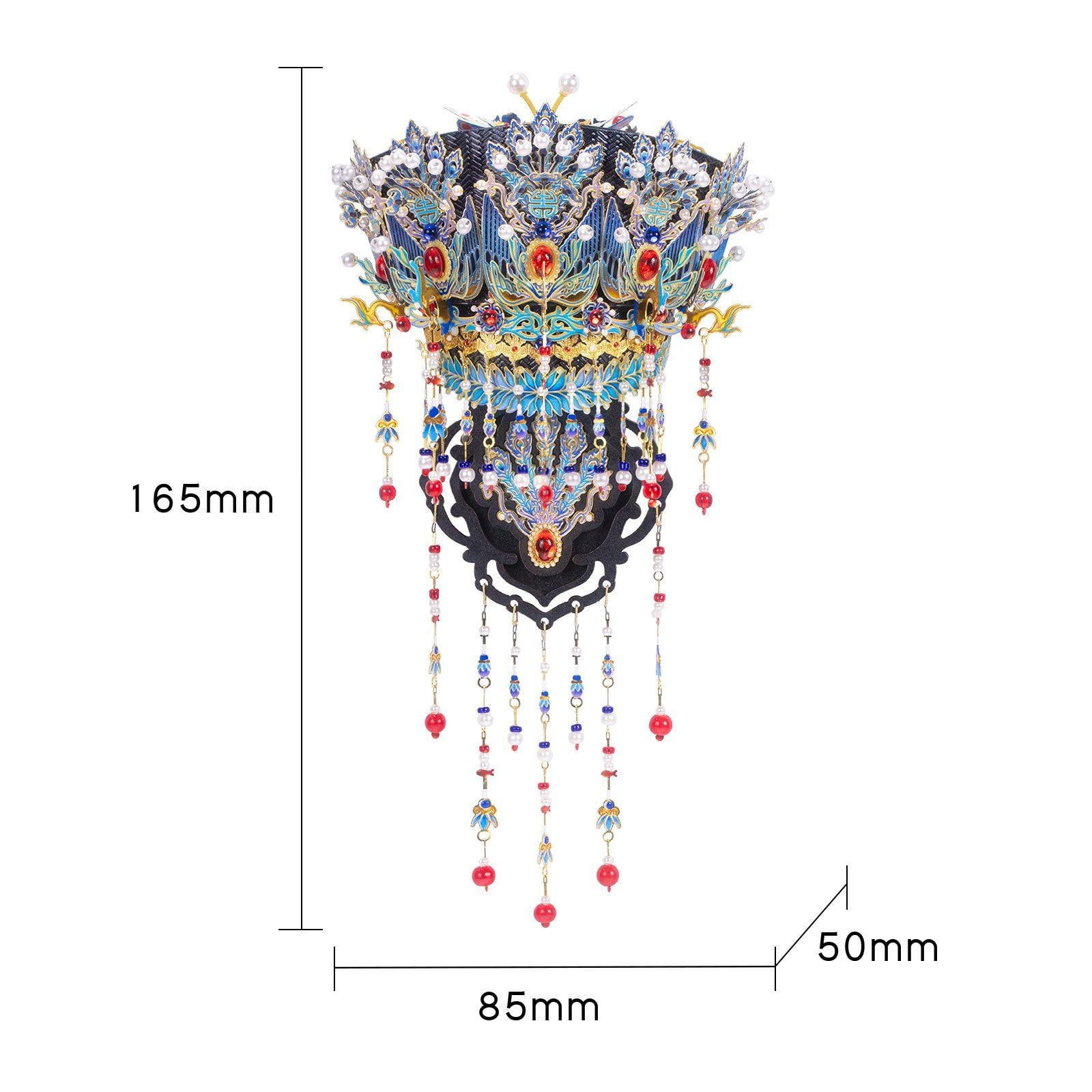  Mô Hình Kim Loại 3D Lắp Ráp MU Anh Lạc Phượng Điền (138 mảnh, Tiara Diancui Crown) YM-N188-B – MP1310 