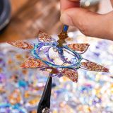  Mô Hình Kim Loại 3D Lắp Ráp Piececool Lồng Đèn Tiểu Đoàn Viên - Hạp Tử Đăng (100 mảnh, Little Reunions Box Lantern) F005-BS – MP1339 