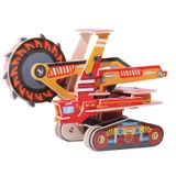  Đồ Chơi Xếp Hình 3D Bằng Gỗ Chủ Đề Xe Công Trình Và Máy Bay - Gỗ Ép Đã Sơn Màu Đẹp - WP269 