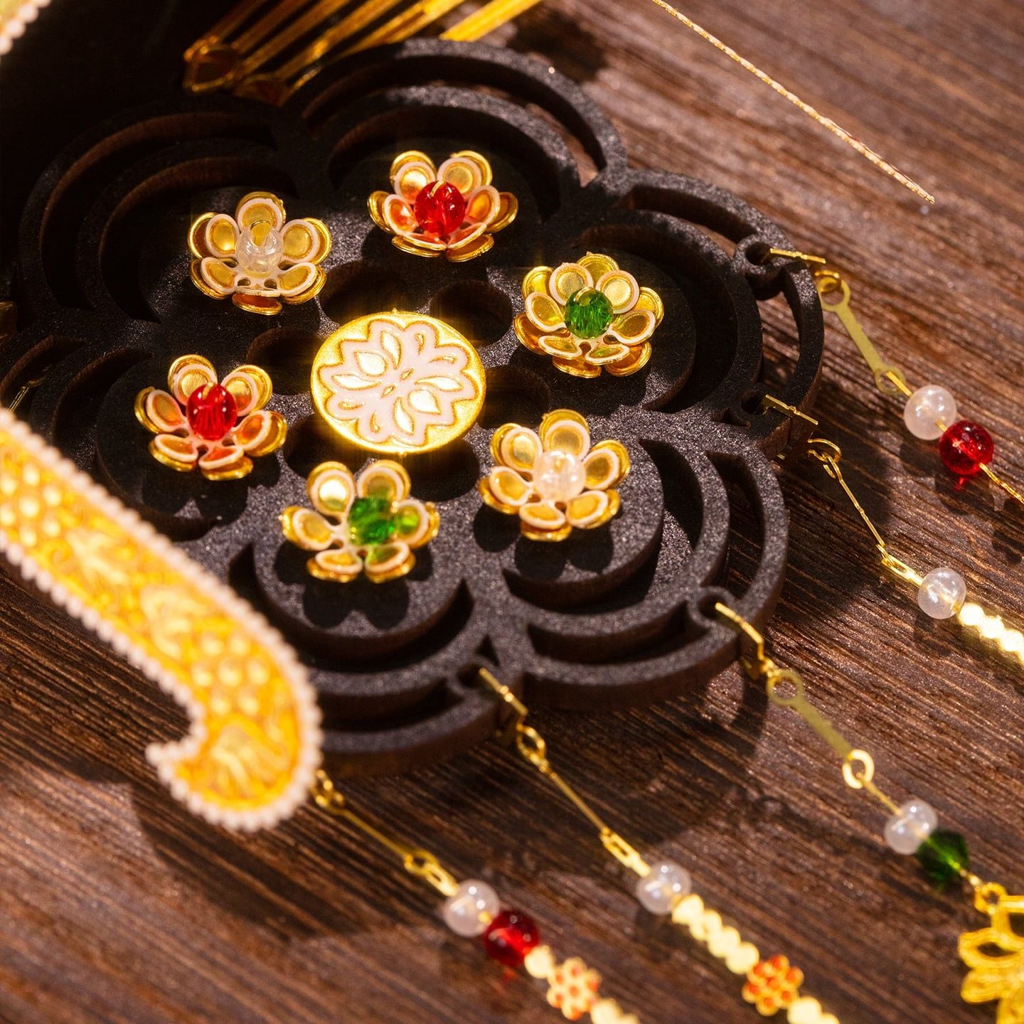  Mô Hình Kim Loại Lắp Ráp 3D MU Tùy Lễ Hoa Điền Quan (164 mảnh, Sui Dynasty Fireworks & Omanent) YM-N188-E – MP1334 