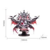  Mô Hình Kim Loại Lắp Ráp 3D MU Mèo Nữ Vương Bóng Đêm (93 mảnh, Đế Gỗ, Vampire Queen) YM-N146-Y – MP1313 