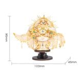  Mô Hình Kim Loại Lắp Ráp 3D MU Mèo Thiên Thần (85 mảnh, Đế Gỗ, Angel Kitty) YM-N146-X – MP1312 