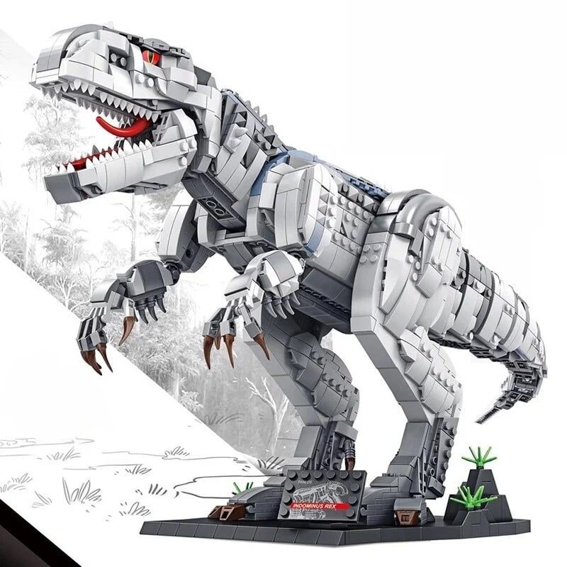  Mô Hình Nhựa 3D Lắp Ráp Panlos Khủng Long Indominus Rex 611002 (2108 mảnh) - LG0187 