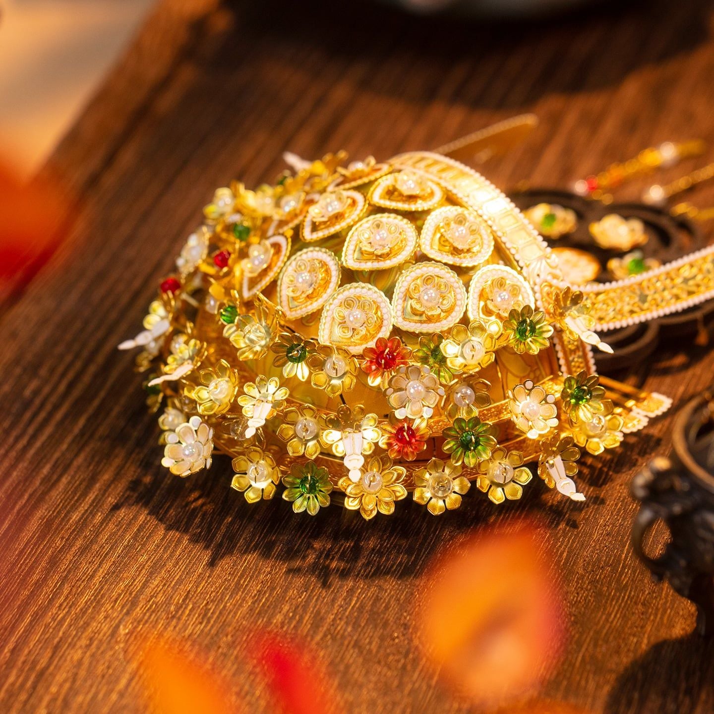  Mô Hình Kim Loại Lắp Ráp 3D MU Tùy Lễ Hoa Điền Quan (164 mảnh, Sui Dynasty Fireworks & Omanent) YM-N188-E – MP1334 