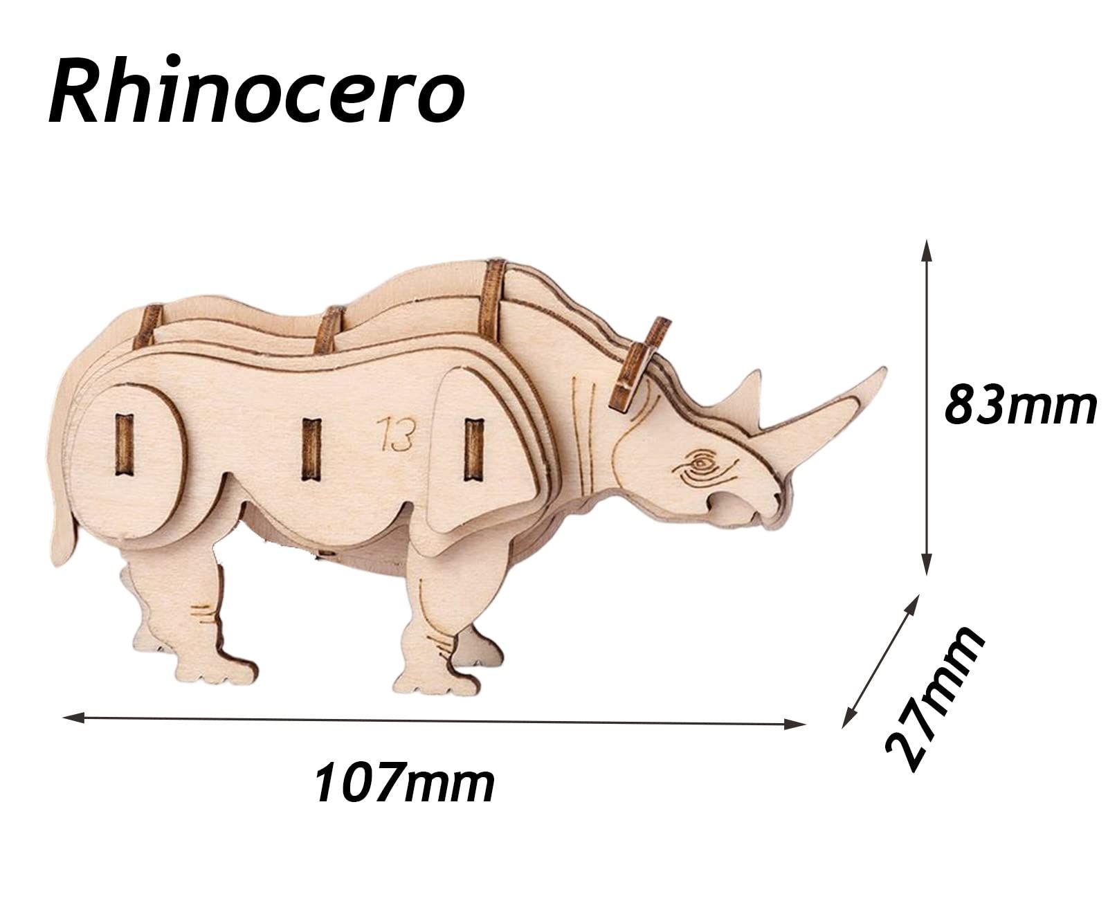  Đồ Chơi Mô Hình 3D Lắp Ráp Bằng Gỗ Hình Con Vật - WP268 