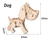  Đồ Chơi Mô Hình 3D Lắp Ráp Bằng Gỗ Hình Con Vật - WP268 