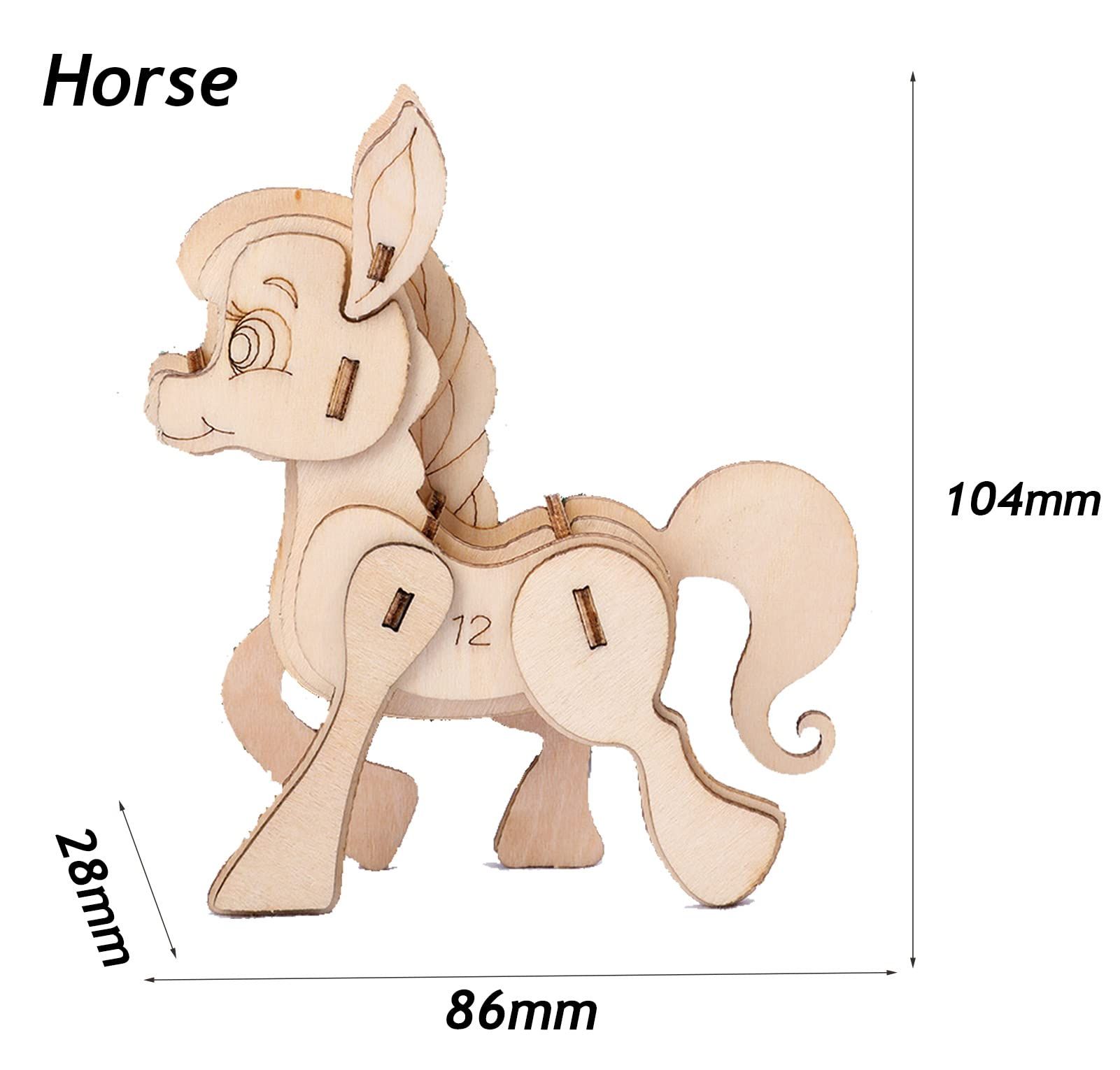  Đồ Chơi Mô Hình 3D Lắp Ráp Bằng Gỗ Hình Con Vật - WP268 