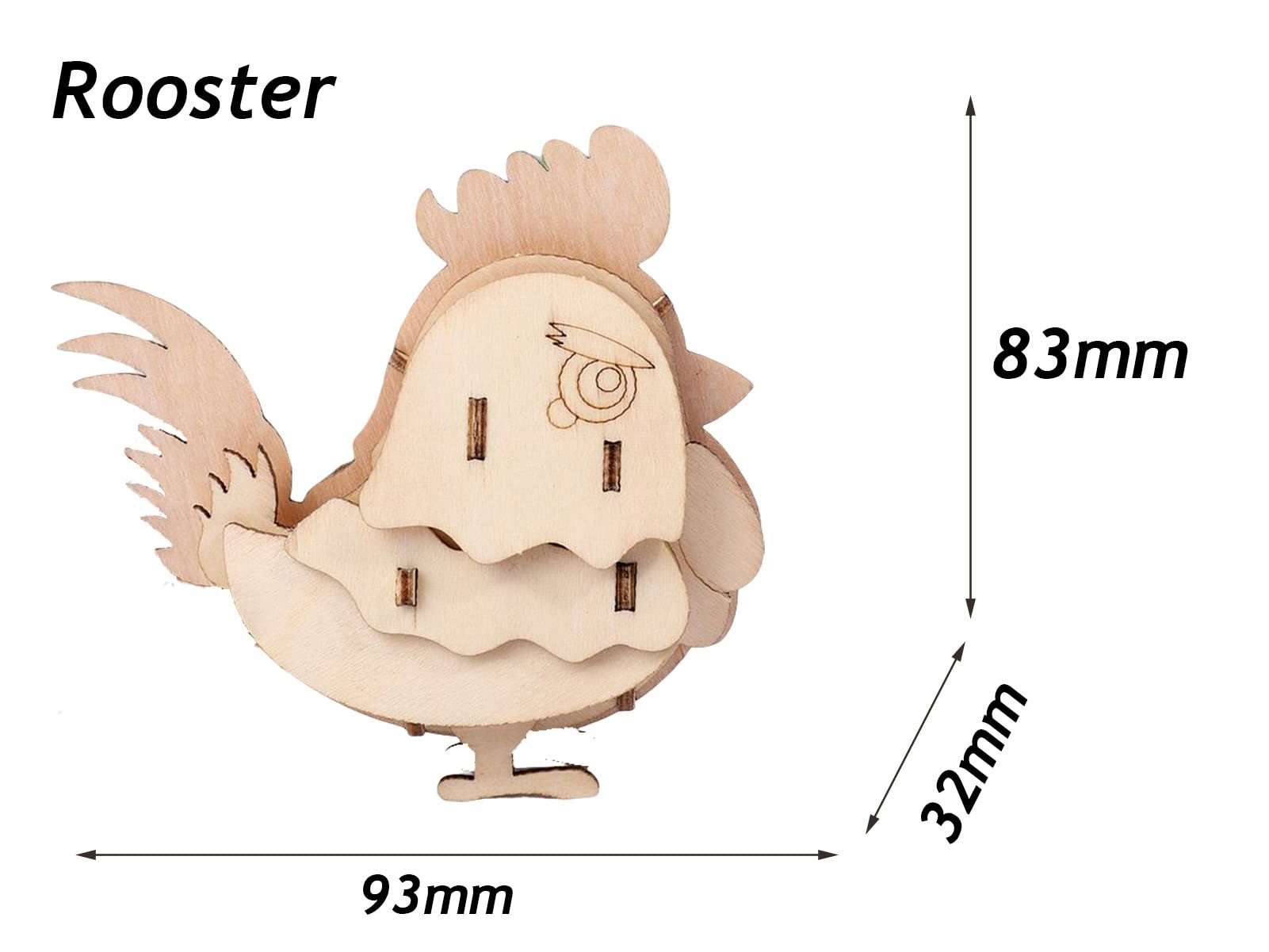  Đồ Chơi Mô Hình 3D Lắp Ráp Bằng Gỗ Hình Con Vật - WP268 