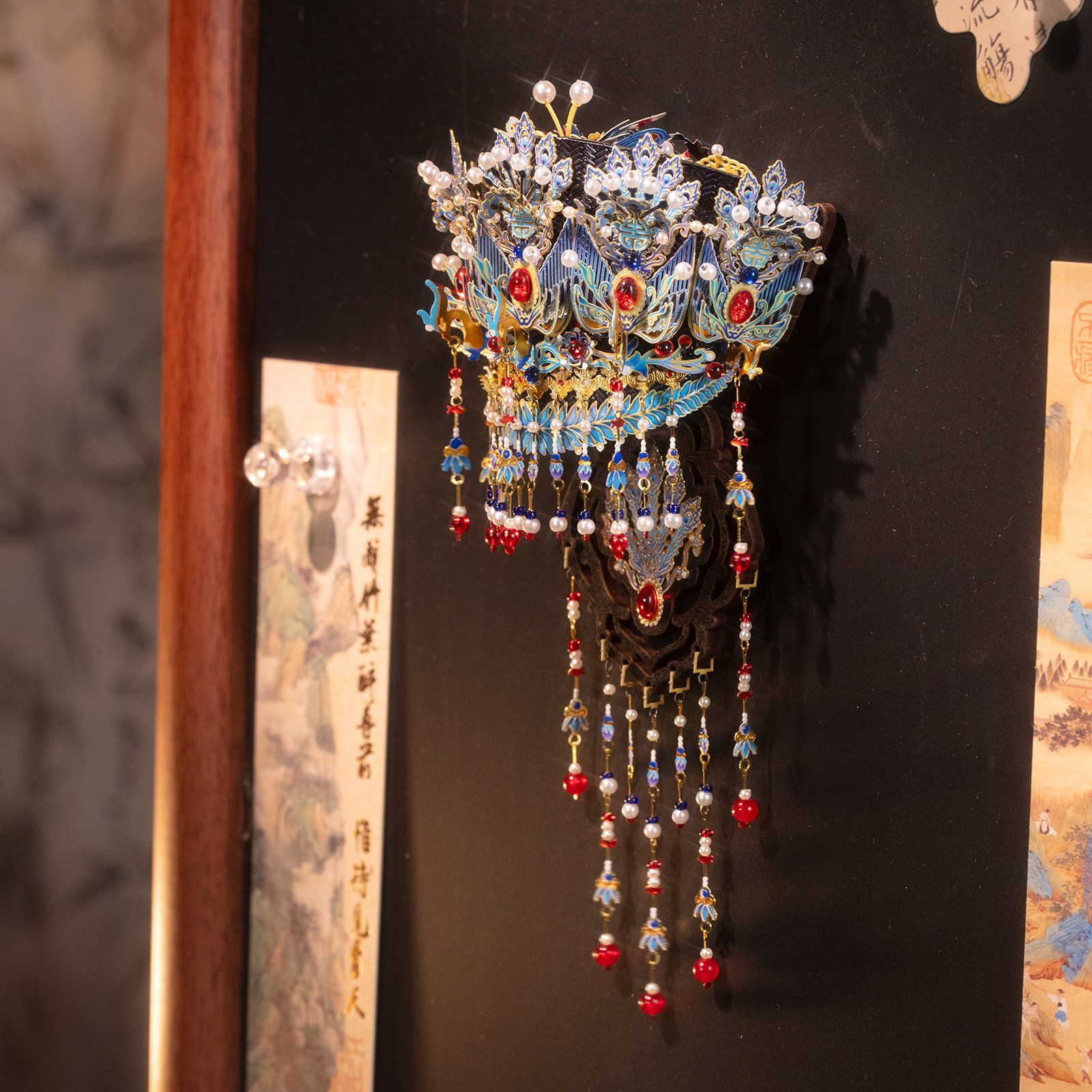  Mô Hình Kim Loại 3D Lắp Ráp MU Anh Lạc Phượng Điền (138 mảnh, Tiara Diancui Crown) YM-N188-B – MP1310 