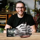  Mô Hình Kim Loại 3D Lắp Ráp Piececool Chiến Hạm Buồm USS Constitution IX-21 Hải Quân Hoa Kỳ (349 mảnh, Nhiều Màu) HP376-RS – MP1325 