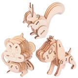  Đồ Chơi Mô Hình 3D Lắp Ráp Bằng Gỗ Hình Con Vật - WP268 
