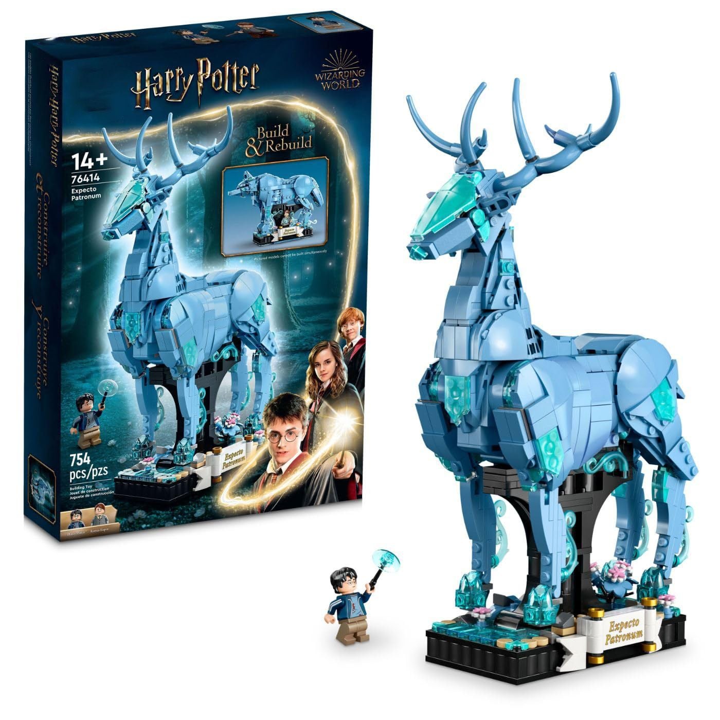  Mô Hình Nhựa 3D Lắp Ráp OEM Harry Potter Linh Thú Hộ Mệnh 87665 76414 (754 mảnh, Expecto Patronum) - LG0183 