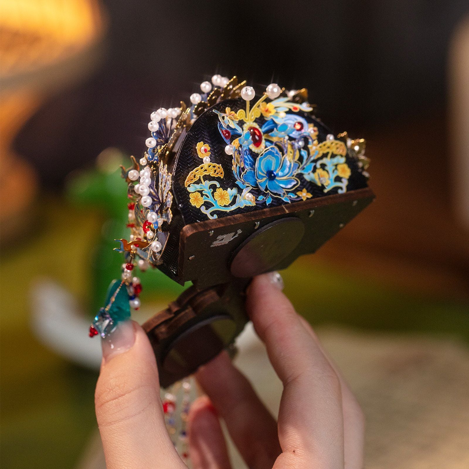  Mô Hình Kim Loại 3D Lắp Ráp MU Anh Lạc Phượng Điền (138 mảnh, Tiara Diancui Crown) YM-N188-B – MP1310 