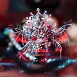  Mô Hình Kim Loại Lắp Ráp 3D MU Mèo Nữ Vương Bóng Đêm (93 mảnh, Đế Gỗ, Vampire Queen) YM-N146-Y – MP1313 