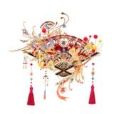  Mô Hình Kim Loại 3D Lắp Ráp MU Phượng Cầu Hoàng Hỉ Phiến (174 mảnh, Phoenix Xi Fan) YM-N166-A – MP1345 